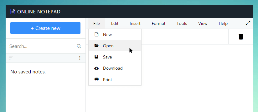 Open text file in Doseo